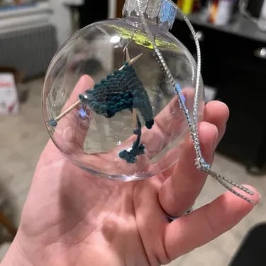 Holiday Sewing Globe Ornament🎄