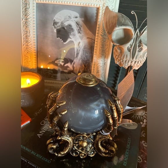 🎁TikTok Last Day Sale - 70% OFF🧙‍♀️🔮MARTHA STEWART NWT LED Lighted Animated Decor Halloween Crystal Ball With Fog