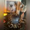 🎁TikTok Last Day Sale - 70% OFF🧙‍♀️🔮MARTHA STEWART NWT LED Lighted Animated Decor Halloween Crystal Ball With Fog