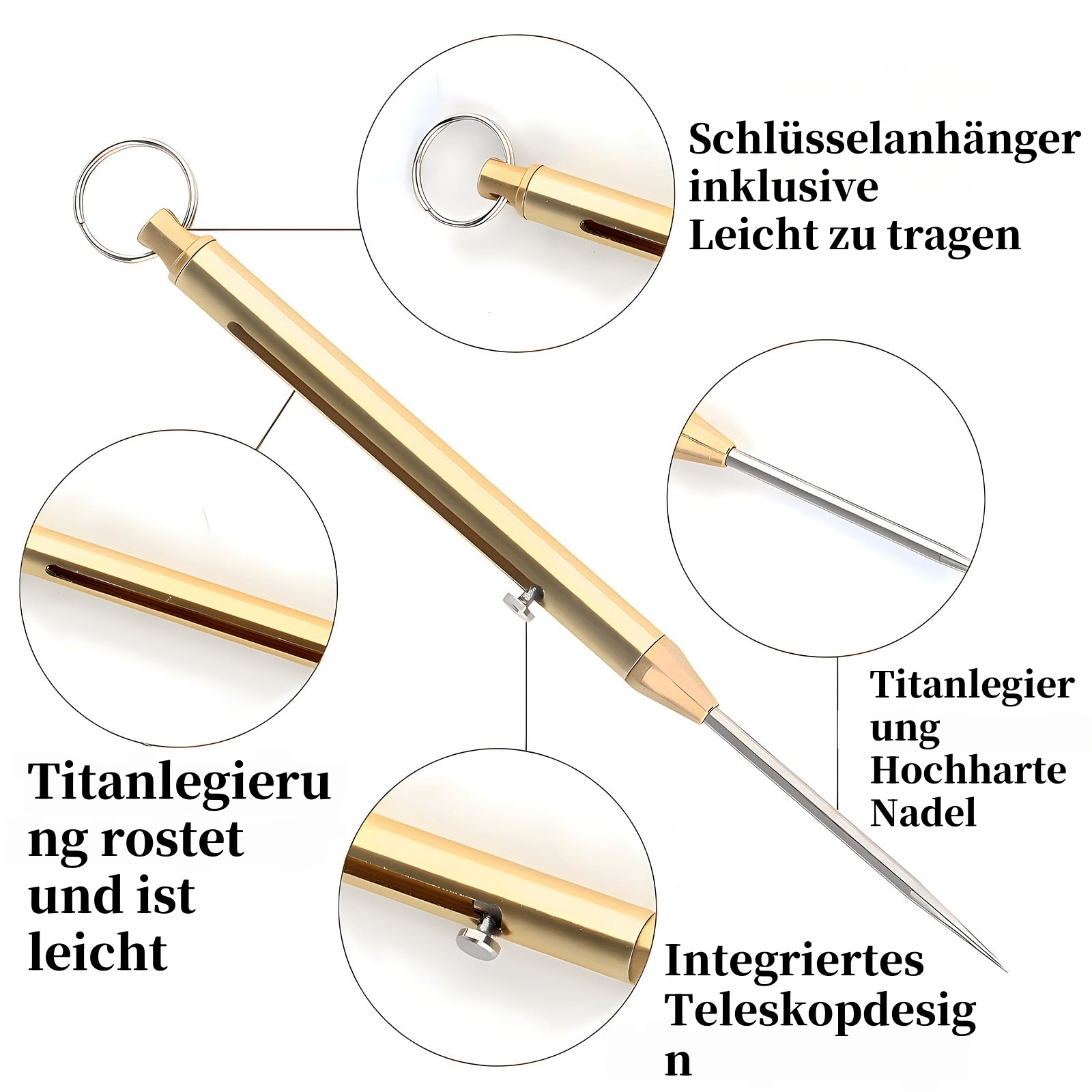 🔥Letzter Tag 50% RABATT -Titan Schlüsselanhänger
