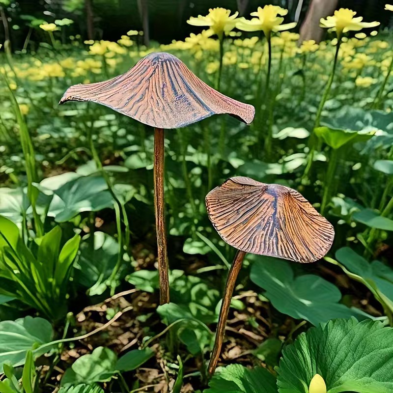 🍄 Whimsical Garden Art | Handcrafted Mushroom Sculpture