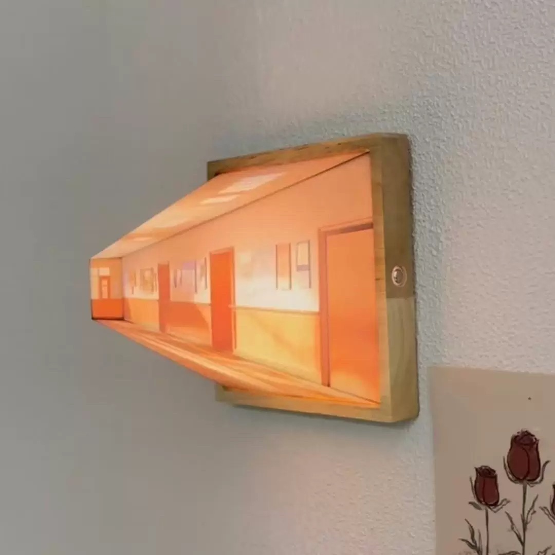 👀3D visual wall lamp