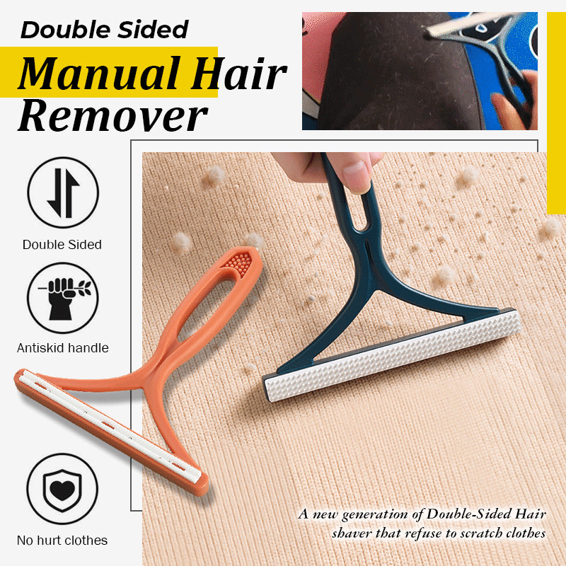(🔥Last Day Promo - Buy 2 Get 1 Free🔥) Double Ended Manual Hair Remover, Pack of 4 Pcs
