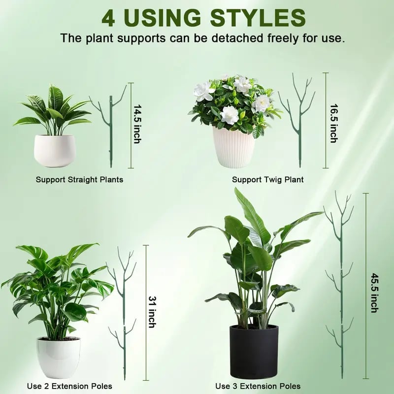 ⏰LAST DAY SALE 50% OFF💥5 pack Plant Support Stakes⚡Buy 2 Free Shipping
