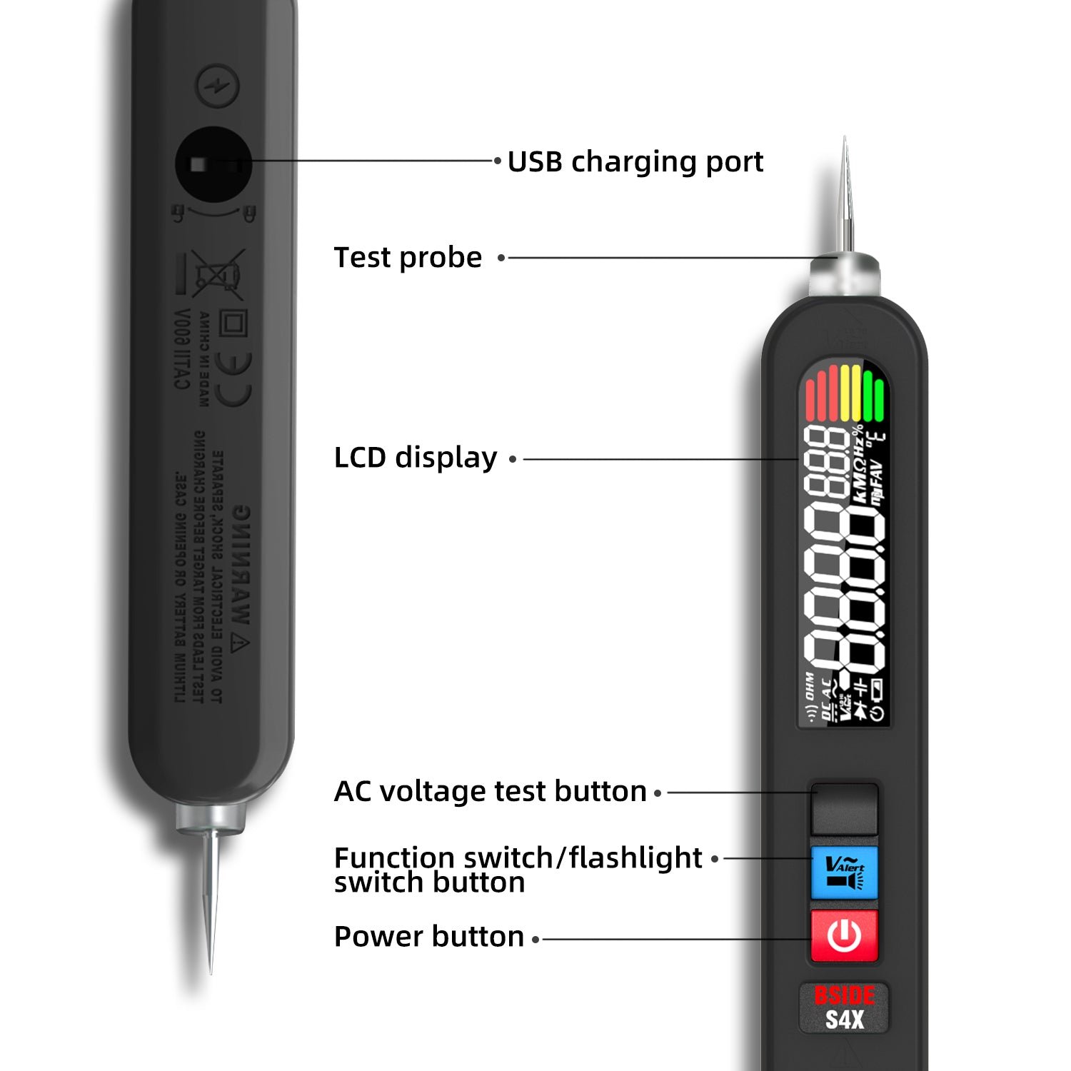 🔥LAST DAY SALE 70% OFF🔥Smart Digital Multimeter Rechargeable Voltage Tester Pen