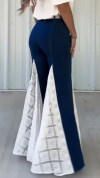 Women's Lace Panel Flared Jeans