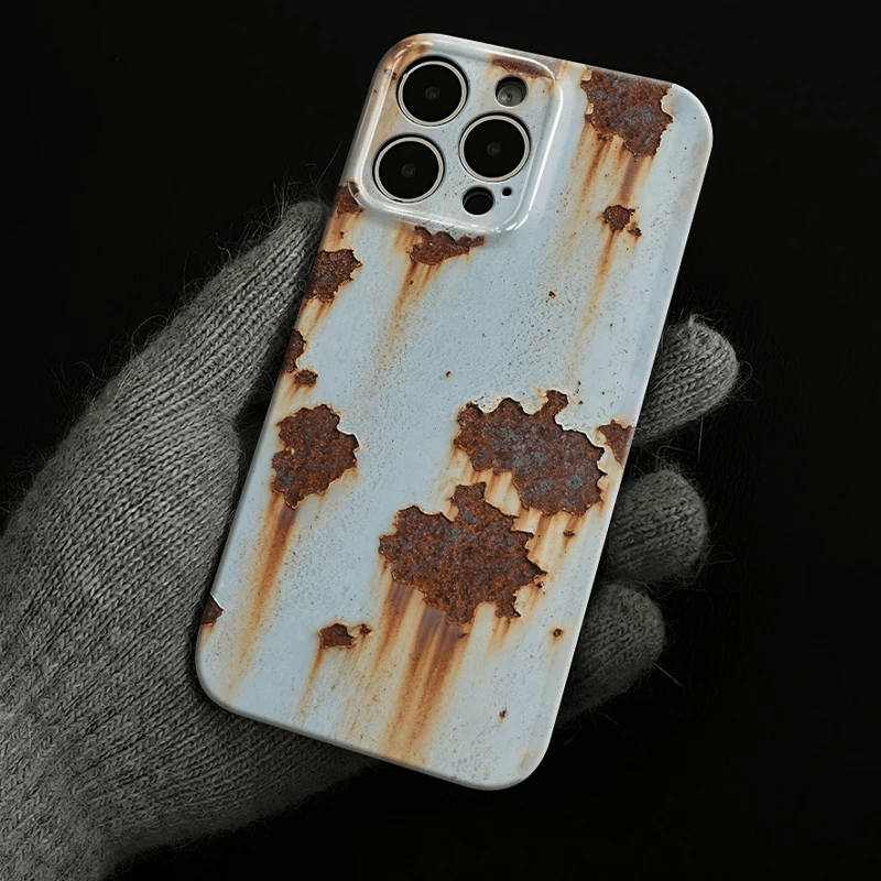 🔥2025 NEW ARRIVAL 🔩Rusty Metal Texture iPhone Case
