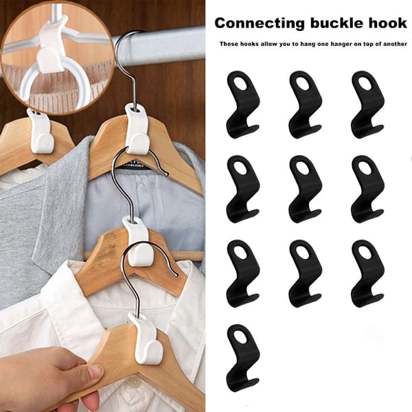 【🔥The 2022 The best closet helper】Space-Saving Clothes Hanger Connector Hooks