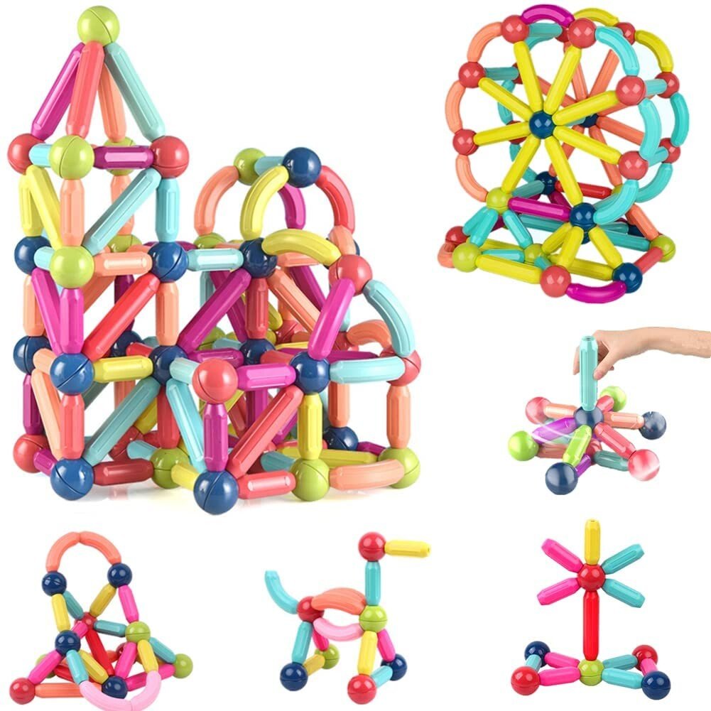 🎄🎄Early Christmas Sale 48% OFF - Magnetic Balls and Rods Set Educational Magnet Building Blocks