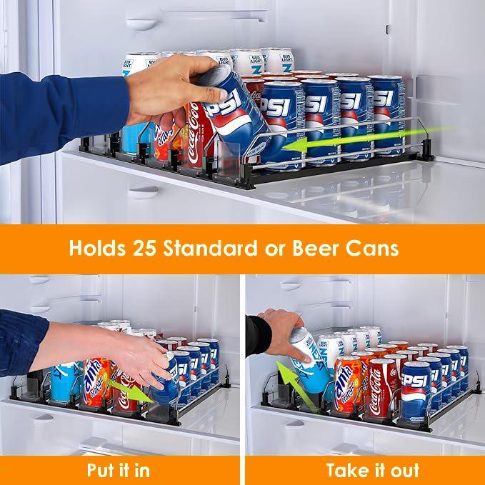 🔥Last Day Promotion - 70% OFF🎁🥤Drink Organizer for Fridge