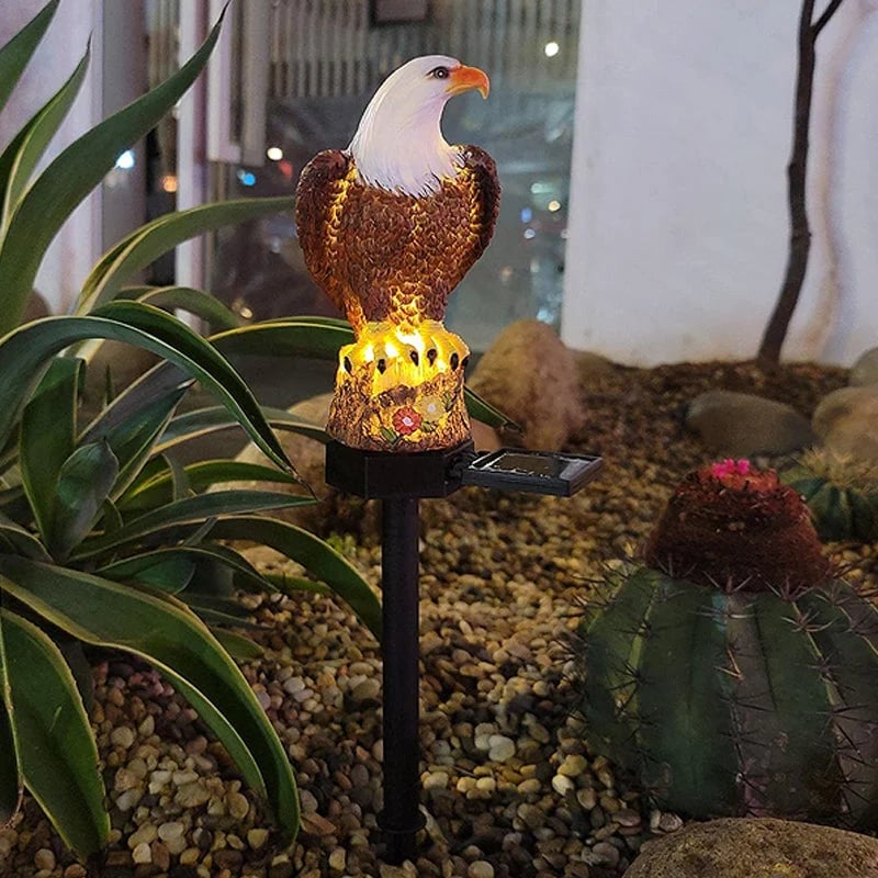 Solar Owl Garden Decorative Landscape Light