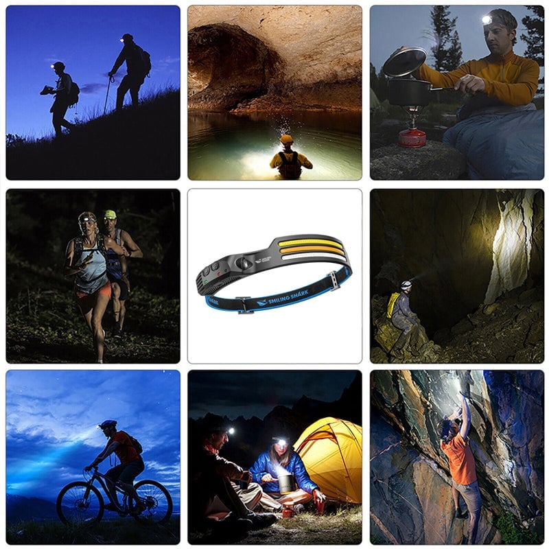 (🔥Last Day Promotion 50% OFF) Led USB Rechargeable Powerful Headlamp - Made in Germany