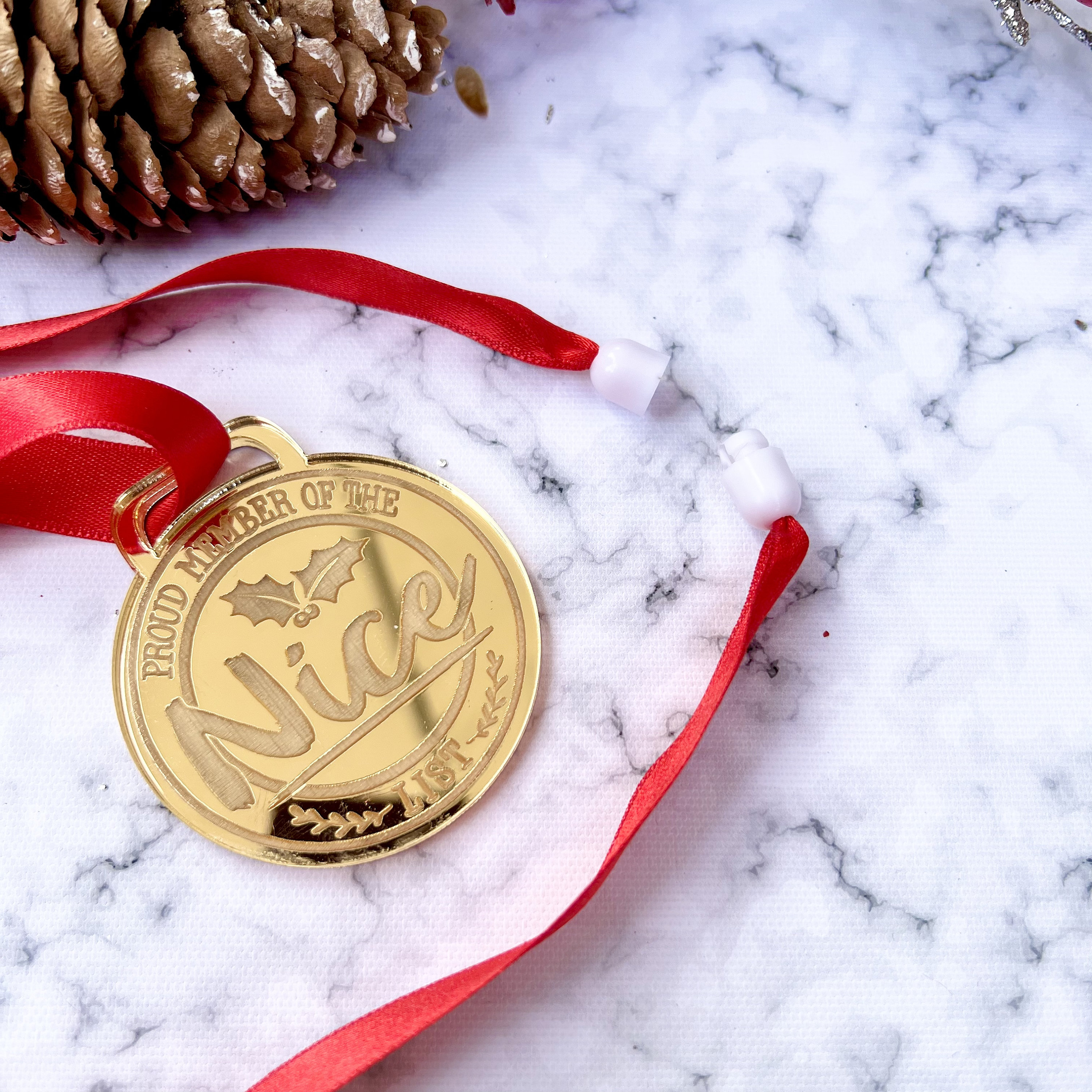 🎅🎁Nice List Medal - Christmas Eve Boxes