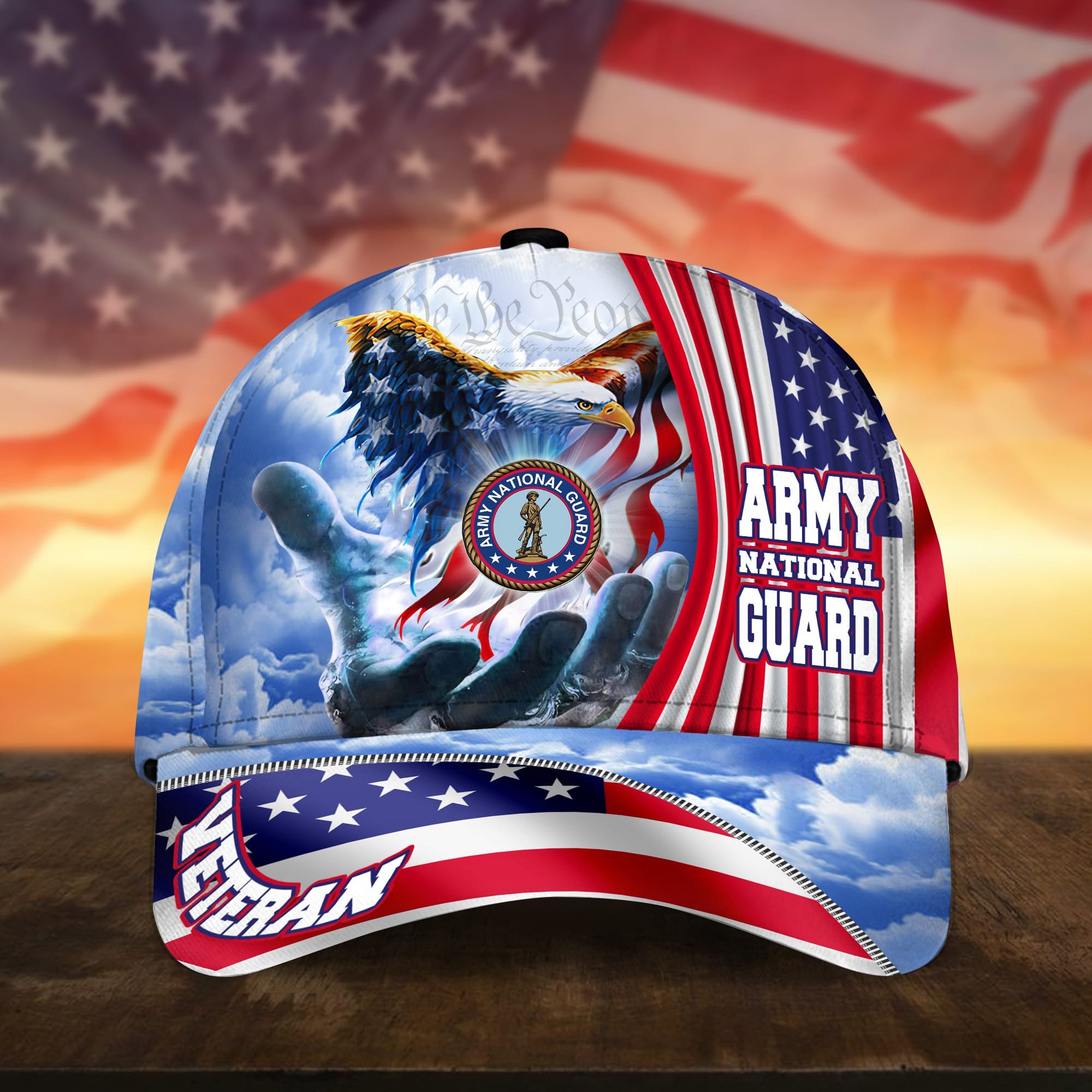 Premium American Pride US Veteran Cap NPVC240502