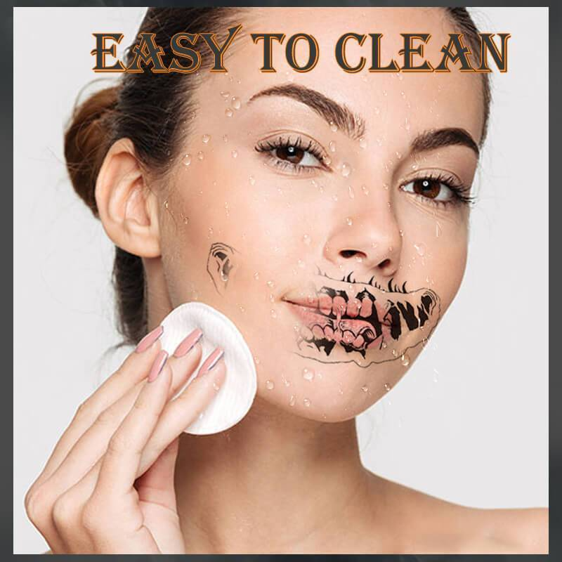 10PCS Halloween Prank Makeup Temporary Tattoo - Buy 2 Get Extra 10% OFF