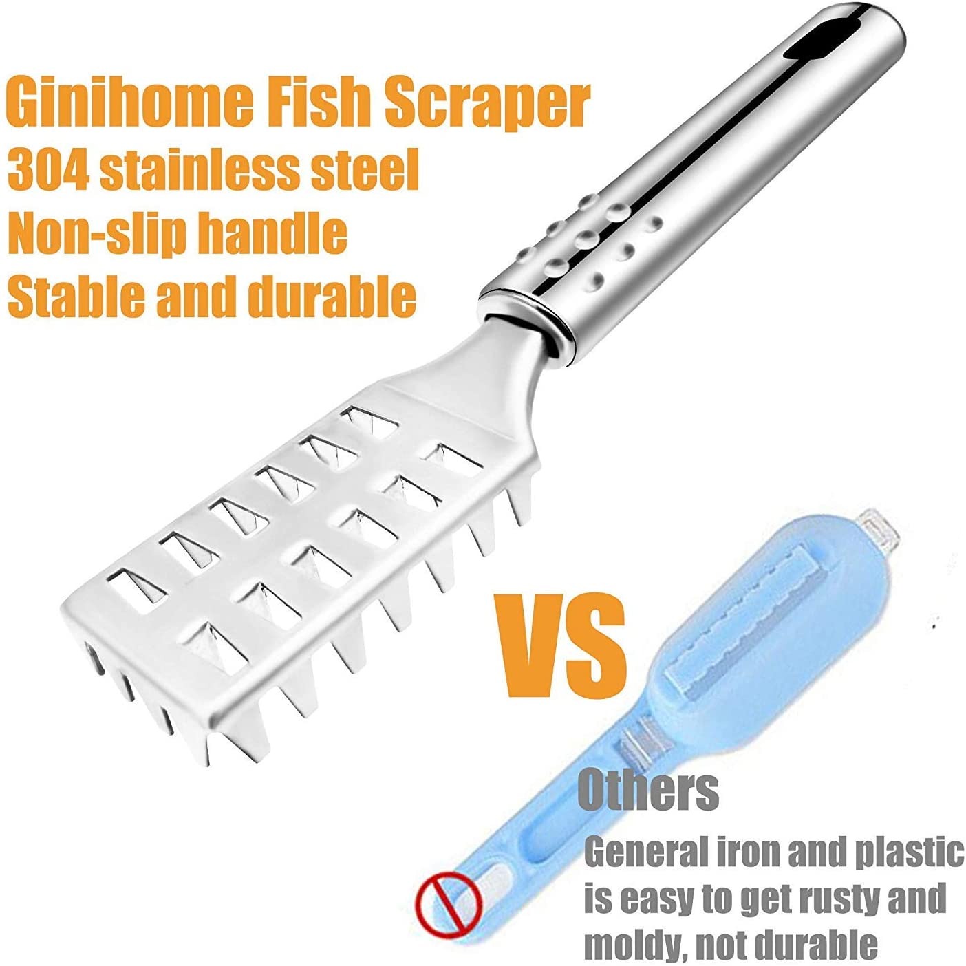 Early Summer Hot Sale 48% OFF -  Stainless Steel Fish Scaler Brush