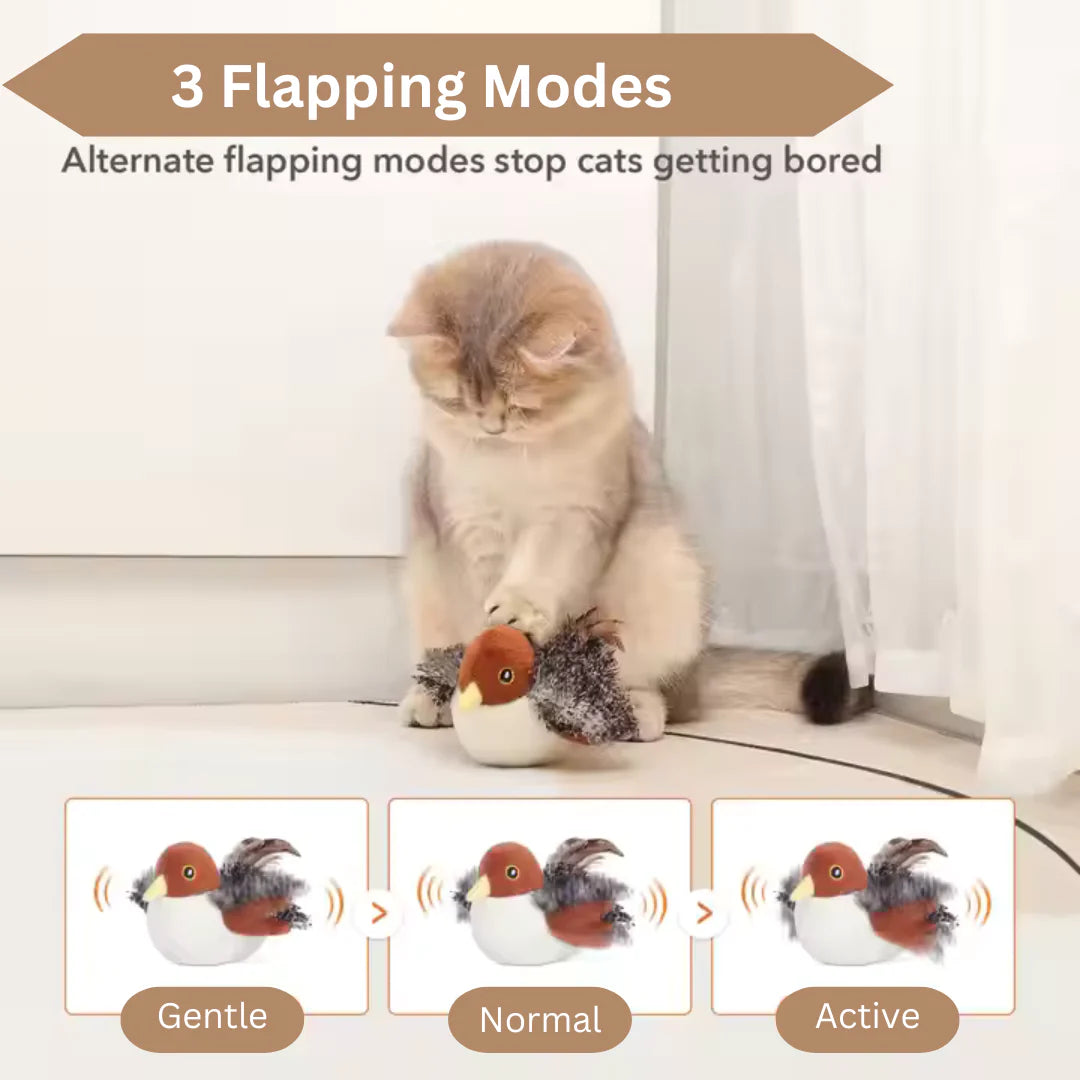 (🔥Last Day Promotions - 49% OFF) 😻Interactive Flying Bird Cat Toy 🐾