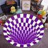 🤩3D Vortex Illusion Carpet Swirl Printed Area Rug Floor Mat