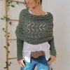 🎅Early Christmas Sale 48% OFF🧶Women's Knitted Double Sleeve Scarf🧣