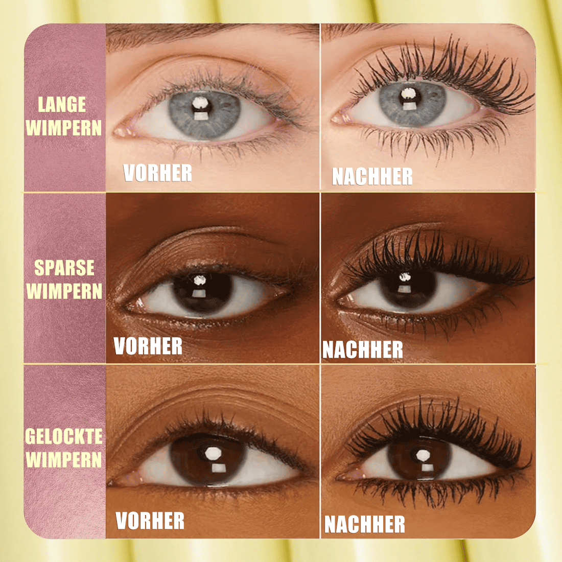 🔥 Bubble Mascara💯✨Volumen- und Längenformel für kräftige, getrennte Wimpern