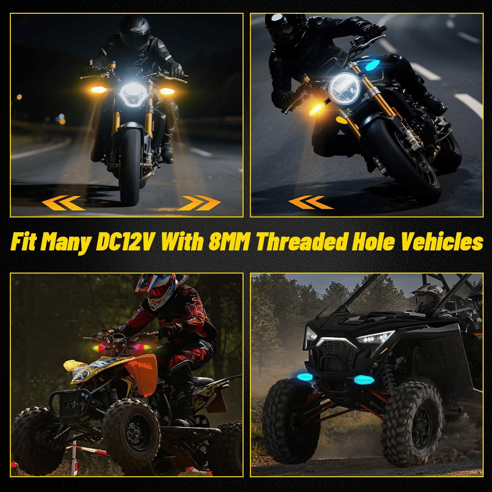 🔥Last Day Promotion 50% OFF🔥LED Turn Signal Lights Projector for Motorcycle