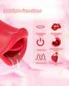 Rose Muncher Powerful Sucking Vibrator Dildo Women's Tongue Licking