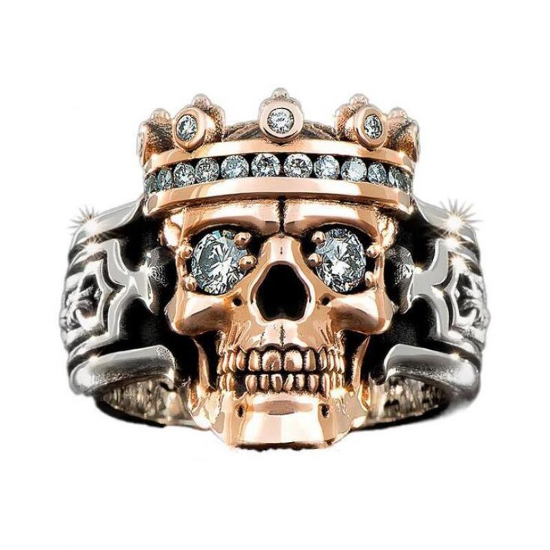 🔥Last Day Promotion 70% OFF🔥Guardian Skull King Sterling Silver Ring - BUY 2 FREE SHIPPING