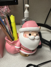 🎄Christmas Sale 49% OFF-Santa Figurines Desk Organizer Makeup Brush Holder
