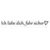 ✨1 KAUFEN, 1 GRATIS💓 „Ich liebe dich, fahr vorsichtig“-Aufkleber (4 Stück)