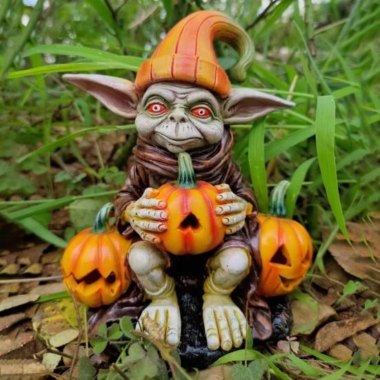 👻🎃Halloween Sale !!!  -Garden Pumpkin Gnome-Home Decor