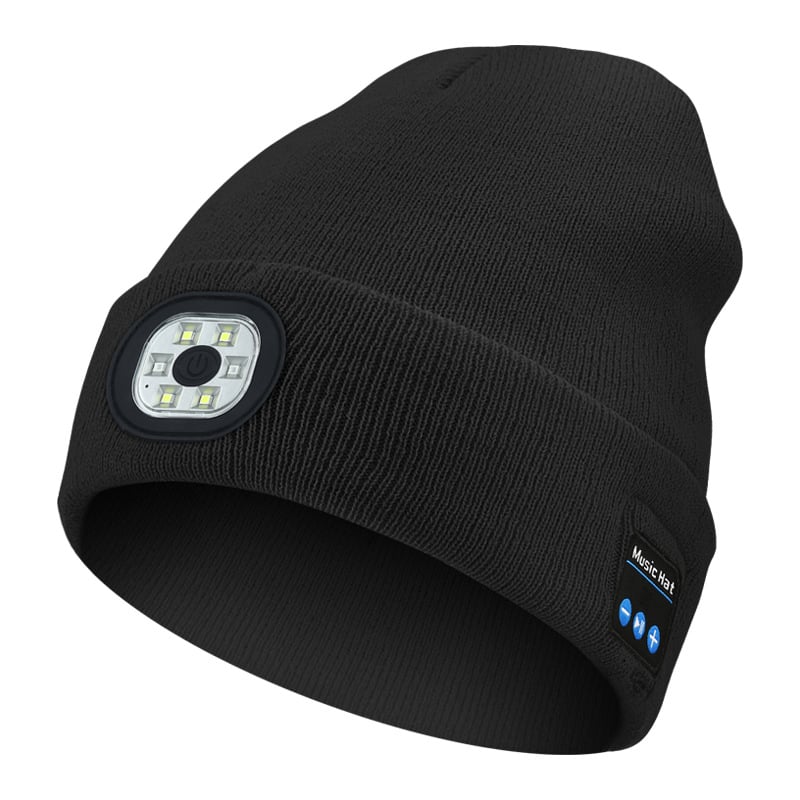 (🔥Black Friday Flash Sale - 49% OFF) Bluetooth Beanie with LED Headlight and Removable Speakers, 🔥Buy 2 GET FREE SHIPPING