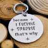 🔥2024 New Year Hot Sale🎁✨Funny Engraved Keychain (BUY 4 SAVE 10%)