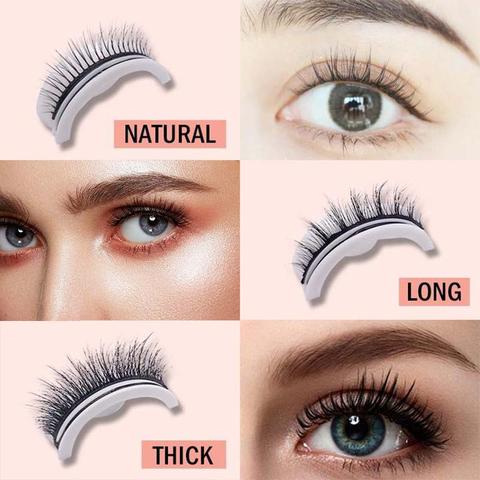 🔥(New Year Hot Sale - Save 50% OFF) Reusable Self-Adhesive Eyelashes-Buy 3 Get Extra 20% OFF