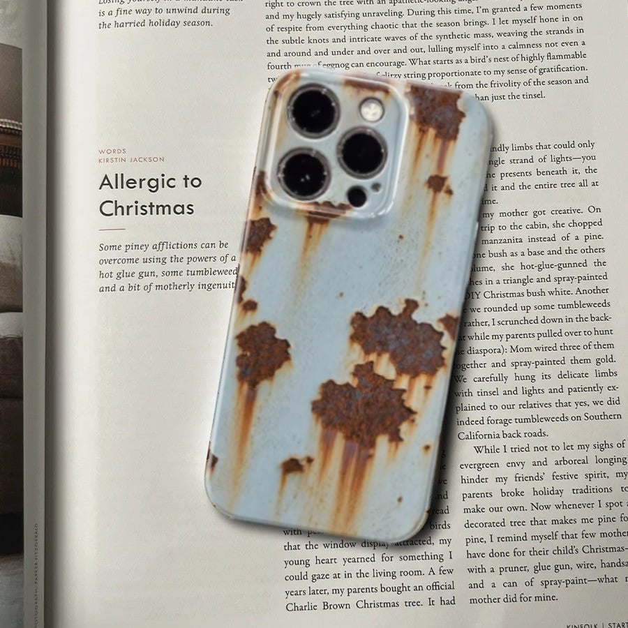 🔥2025 NEW ARRIVAL 🔩Rusty Metal Texture iPhone Case