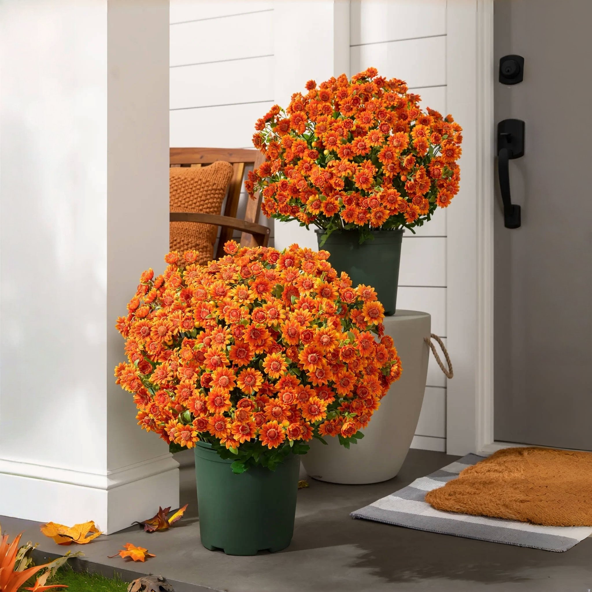 🔥Letzter Tag 49% Rabatt🌻Künstliche Chrysanthemen in Sonnenuntergangsfarben