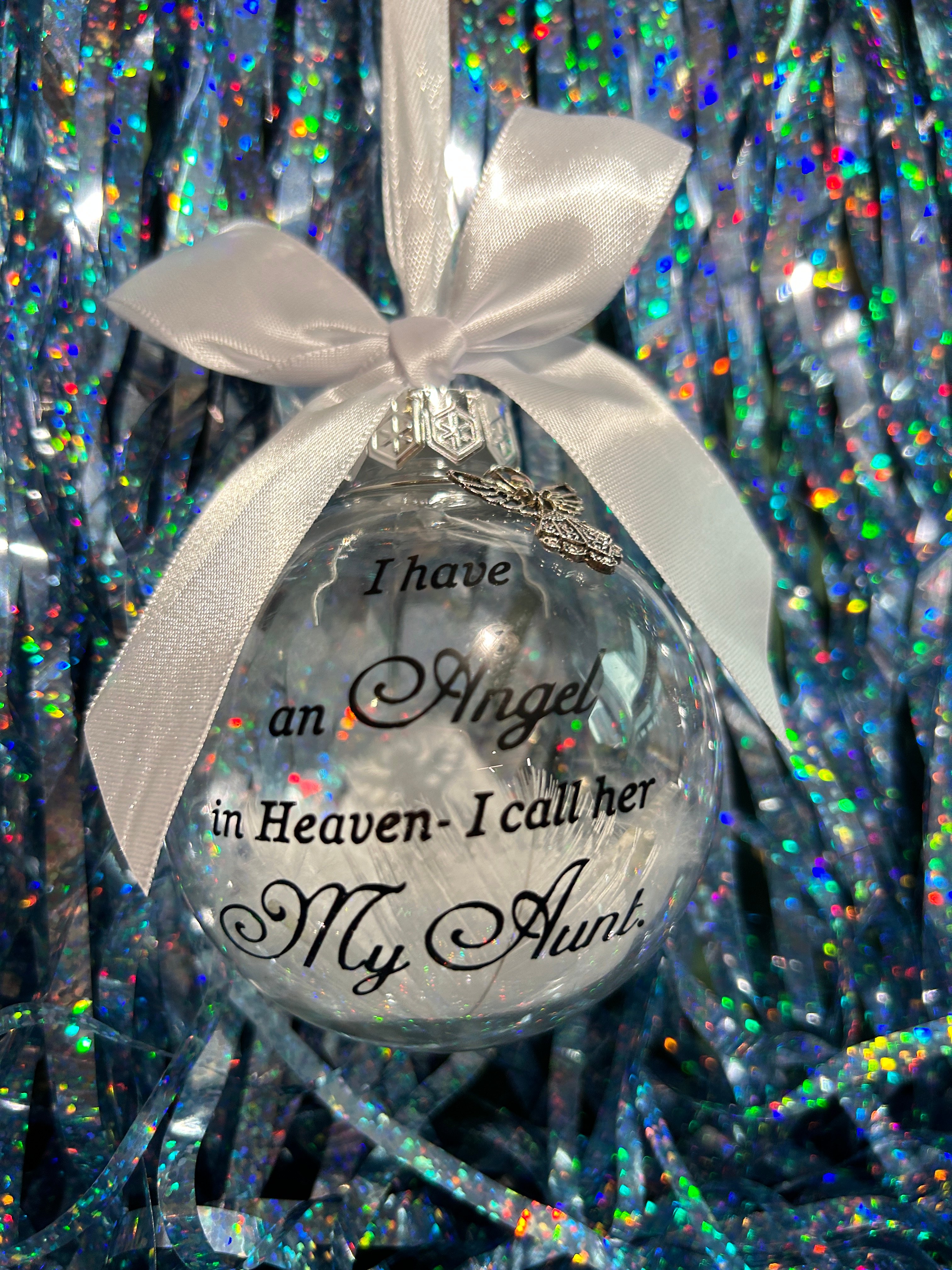 It's all handmade - Angel In Heaven Memorial Ornament