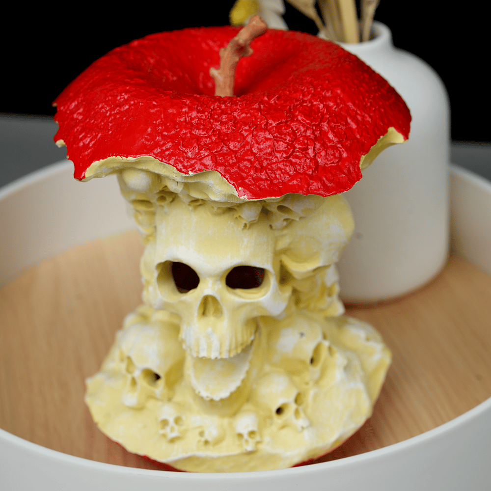 🍎LAST DAY SALE 50% OFF💀Skull Apple Lamp⚡Buy 2 Free Shipping