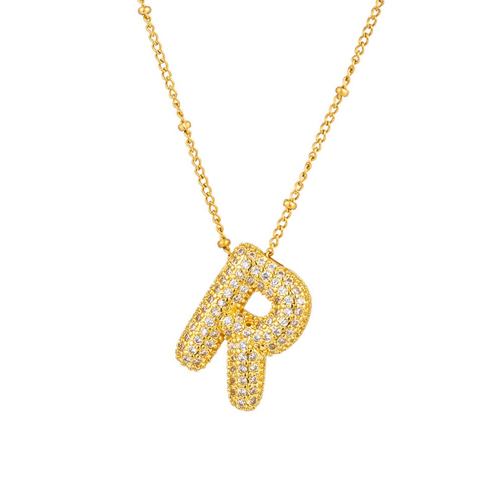 🔥Last Day Promotion 48% OFF-🎁-Initial Bubble Necklace