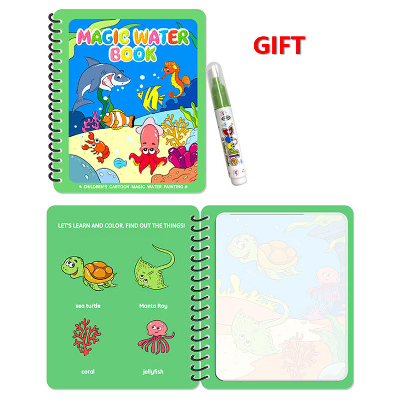 🌲EARLY CHRISTMAS SALE - 50% OFF🎁Toddlers Educational Learning Water Coloring Books