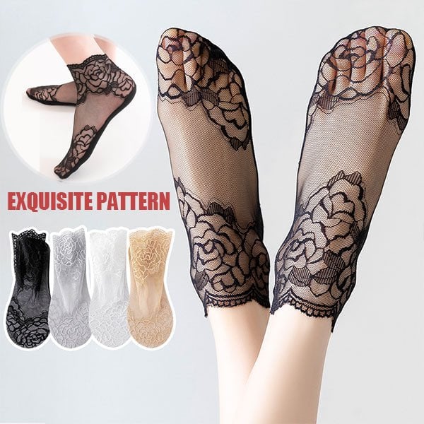 (❤Mother's Day Sale - Save 50% OFF) 3Pairs Ladies Fashion Lace Socks