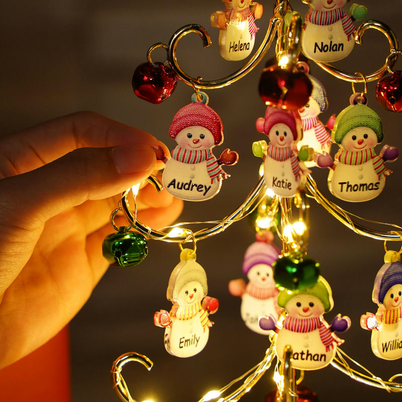 🔥2024 HOT SALE-49% OFF🔥Christmas Snowman Family Tree Lights