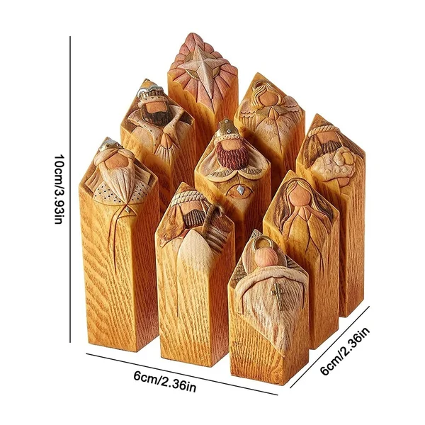 💗Handmade Heaven Pillar Statues SET(9 PCS)