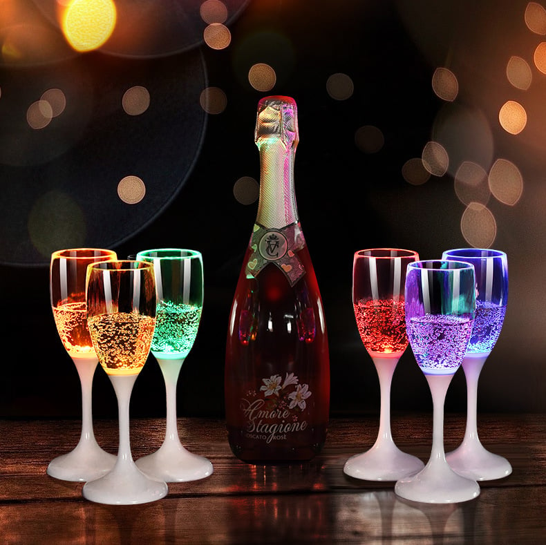 🎉 Party-Ready LED Light Up Wine & Champagne Glasses