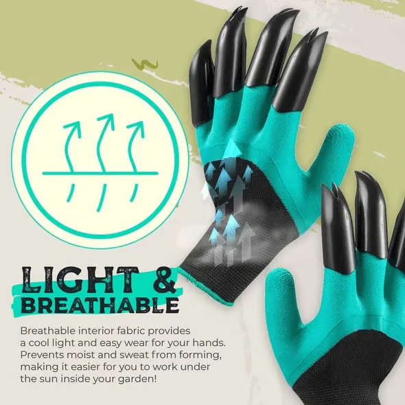 (🌲Early Christmas Sale- 49% OFF) Gardening Claw Protective Gloves - 🔥 BUY 3 SAVE Extra 20%