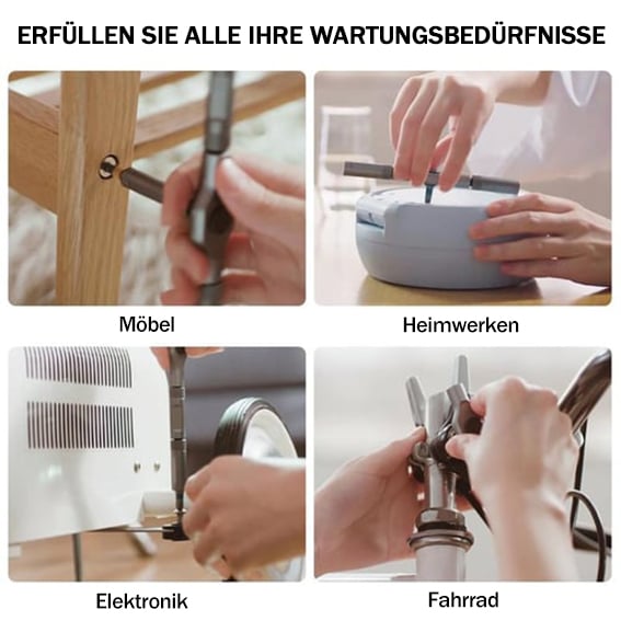 🔥Letzter Tag Verkauf 49% Rabatt🔧24-in-1 DIY Schraubendreher-Set – Magnetisch, Kompakt & mit Ratsche