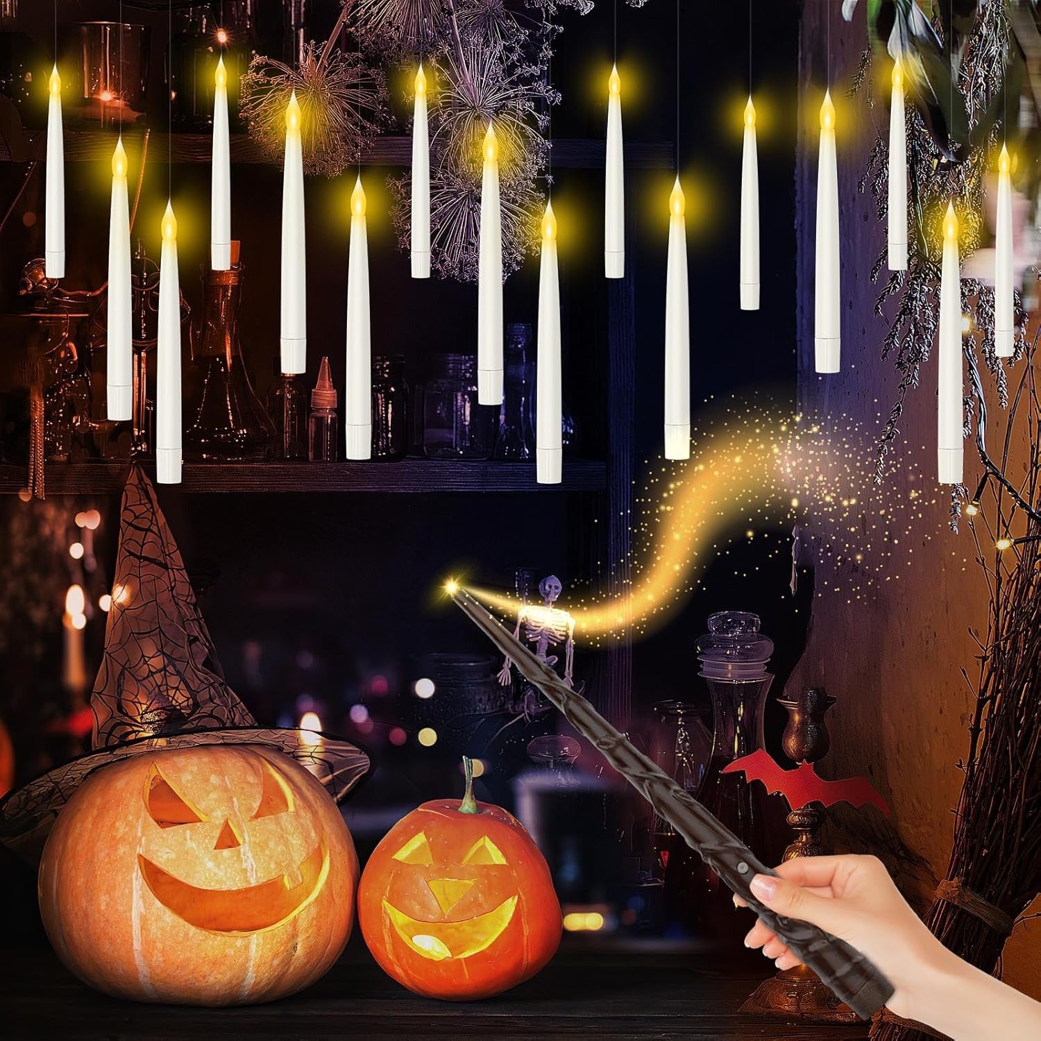 (🔥Halloween Hot Sale 49% OFF) Magic Halloween Candles - Buy 2 Free Shipping