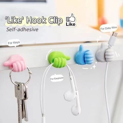 (Hot Sale Now- 48% OFF) Creative Thumbs Up Shape Wall Hook, BUY 5 GET 3 FREE & FREE SHIPPING