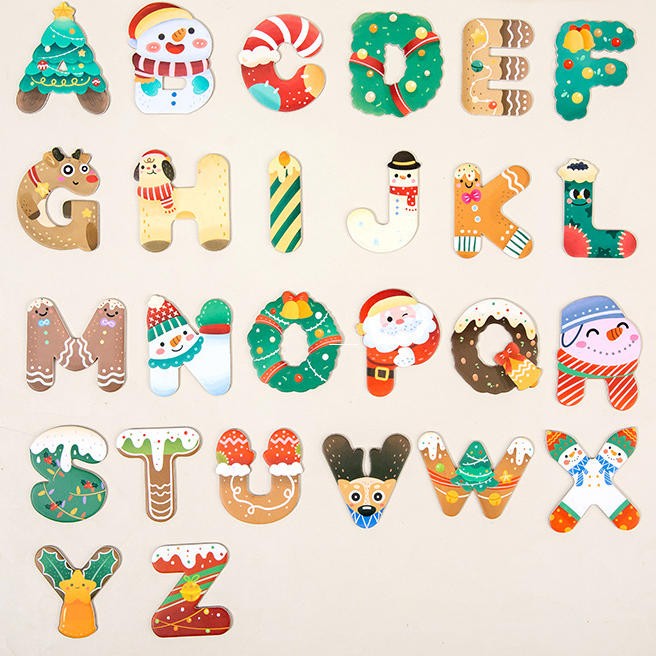 💥LAST DAY SALE 50% OFF💥Magnetic Letters Animals Refrigerator Decoration