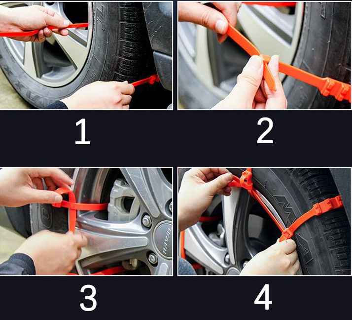 🔥Last Day Promotion 49% OFF🔥REUSABLE CAR ANTI SNOW CHAINS
