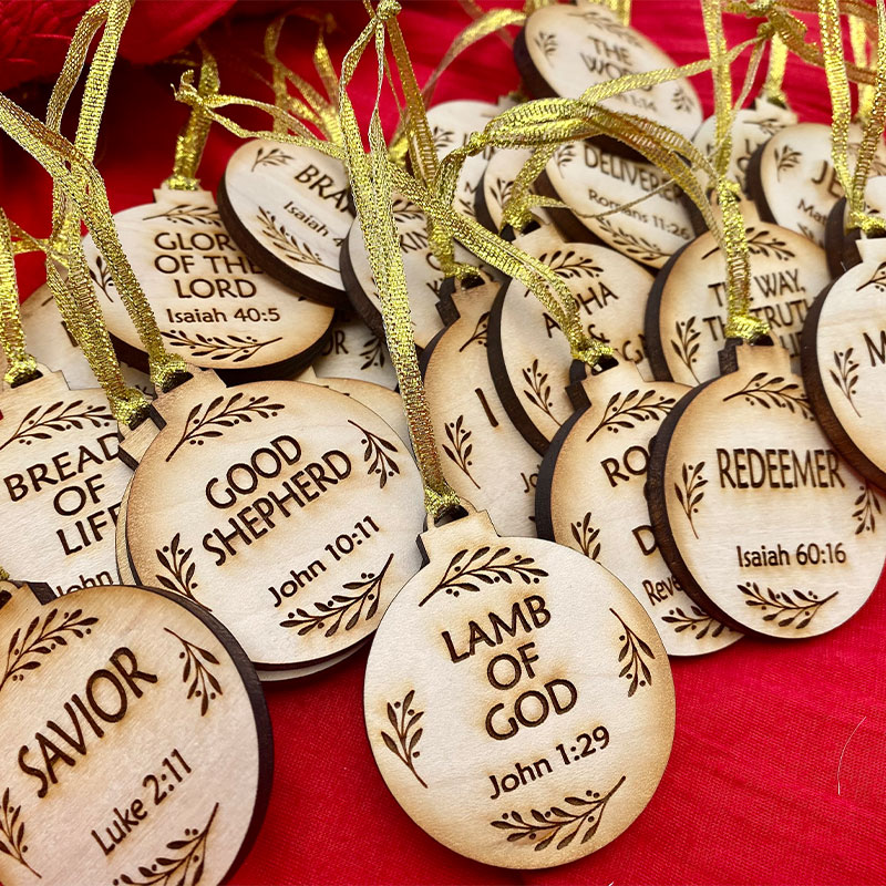 Names of Jesus Ornaments